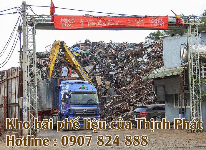 Kho bãi phế liệu tại TPHCM của Thịnh Phát